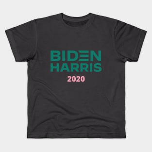 Biden Harris 2020 Pink Green Kids T-Shirt